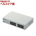 エレコム 1000BASE-T対応 スイッチングハブ ホワイト EHC-G16MN-HJW(1コ入)【エレコム(ELECOM)】