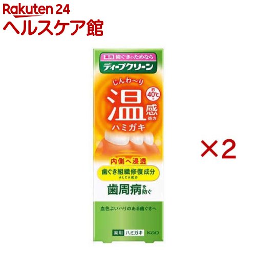 ディープクリーン 薬用温感ハミガキ(85g×2セット)【ディープクリーン】のサムネイル