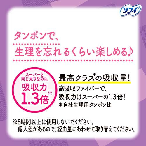 ソフィソフトタンポンスーパープラス(7個)【ソフィ　タンポン】[生理用品] kenkocom-11557113 楽天24 ヘルスケア館 サンプル画像3