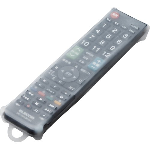 エレコム リモコンカバー テレビ用 汎用 抗菌 Lサイズ シリコン クリア AVD-RCCABL...