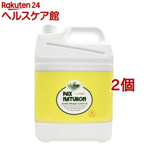 パックスナチュロン ハンドソープ 大容量(5L*2個セット)【パックスナチュロン(PAX NATURON)】[手荒れ予防 料理 石けん 敏感肌 泡 子ども]