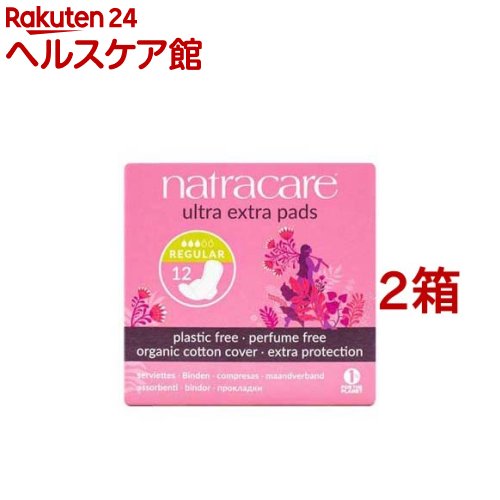 ナトラケア ウルトラパッド ノーマル ふつうの日用 羽付き 22cm(12個入*2箱セット)【ナトラケア】