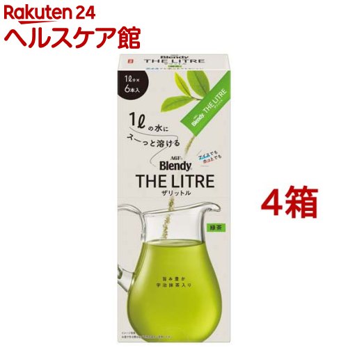Rakuten - AGF ブレンディ ザリットル 緑茶 スティック お茶(6本入*4箱セット)【ブレンディ(Blendy)】[お茶 スティック]
