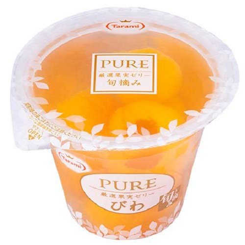 ピュア びわ( 270g×6個入)【たらみ】[たらみ ゼリー びわ 厳選果実 フルーツ 常温]