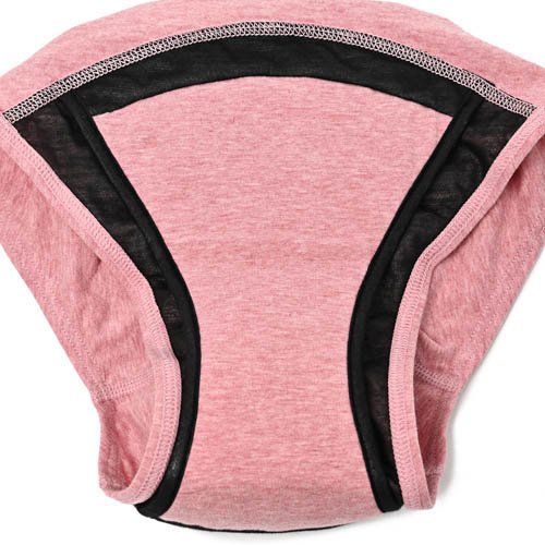 楽天24 ヘルスケア館のナチュラムーン オーガニックコットン 吸水ショーツ ローズピンク(1枚)【ナチュラムーン】｜アングル2