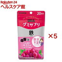 グミサプリ 鉄 20日分(40粒入×5セット)【グミサプリ】