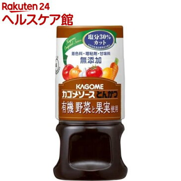 カゴメ 有機野菜と果実使用 とんかつ(160ml)【more30】【カゴメソース】