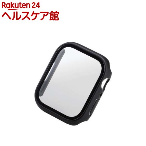 エレコム アップルウォッチ 45mm フルカバー セラミックコート 側面マット ブラック(1個)【エレコム(ELECOM)】 エレコム アップルウォッチ 45mm フルカバー セラミックコート 側面マット ブラック(1個)【エレコム(ELECOM)】