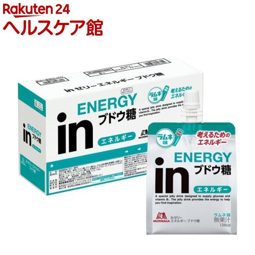 森永製菓 inゼリー エネルギーブドウ糖(180g*6個入)【inゼリー】