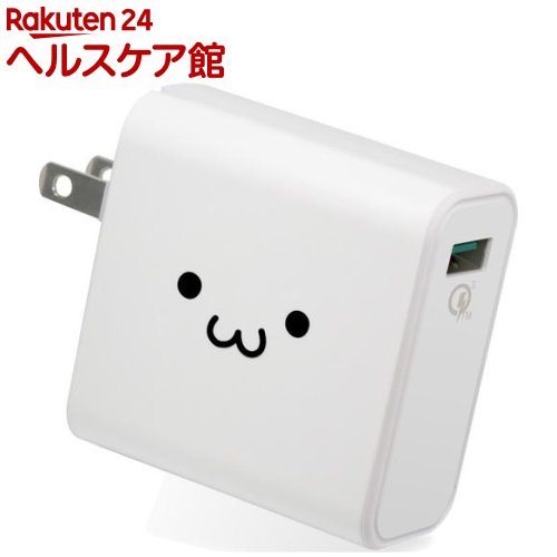 쥳 Ŵ ޥ ֥å Quick Charge3.0б USB1ݡ MPA-ACUQ01WF(1)ڥ쥳(ELECOM)