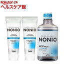 ノニオ ハミガキ クリアハーブミント 2個+マウスウォッシュクリアハー...(4)