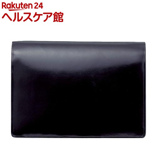 イル・ブセット 名刺入れ(マチ付き) ブラック(1コ入)【Il Bussetto(イル・ブセット)】