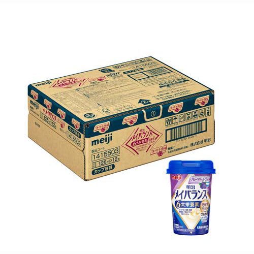 楽天24 ヘルスケア館のメイバランスミニ カップ ブルーベリーヨーグルト味(12本入×2セット(1本125mL))【メイバランス】｜アングル3
