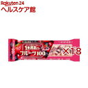 アサヒ 1本満足バー フルーツ100 赤の満足果実(9本入×2セット)【1本満足バー】