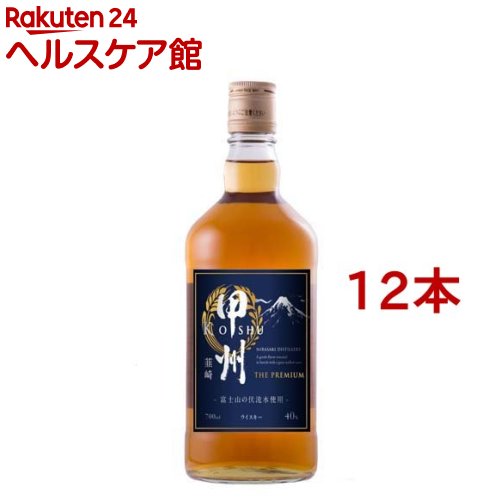 ウイスキー 甲州韮崎 ザ・プレミアム 瓶(700ml*12本セット)【甲州韮崎】