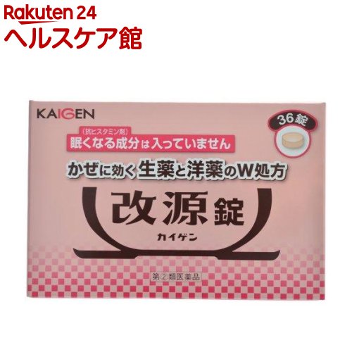 【第(2)類医薬品】改源錠(セルフメディケーション税制対象)(36錠)【改源(カイゲン)】のサムネイル