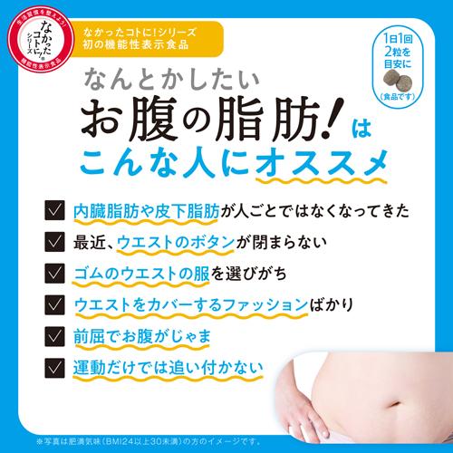 なかったコトに なんとかしたい お腹の脂肪 2袋セット 高額売筋 60粒