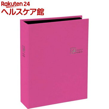 ポケットアルバム セラピーカラー 溶着式/L判2段 ハッピーピンク TCPK-L-160-HP(1冊)【ナカバヤシ】