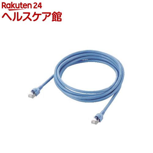 ���쥳�� RoHS�б�STP�����֥� CAT5E 3m �֥롼 �ʰץѥå����� LD-CTS3��RS(1��)�ڥ��쥳��(ELECOM)��