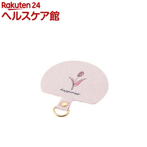 エレコム スマホ ストラップホルダー シート ケーブル穴用 1口タイプ 花(1枚)【エレコム(ELECOM)】