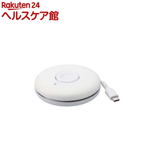 ELECOM Apple Watch 충전기 케이블 USB Type-C 1.2m 권취 타입 화이트 (1 개) [ELECOM (ELECOM)]