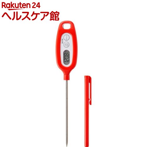 タニタ 温度計 デジタル 料理 調理 レッド TT-508N-RD(1個)【タニタ(TANITA)】