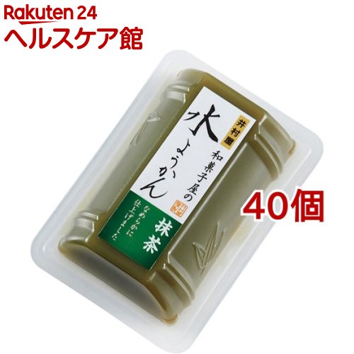 井村屋 和菓子屋の水ようかん 抹茶(83g*40個セット)【井村屋】