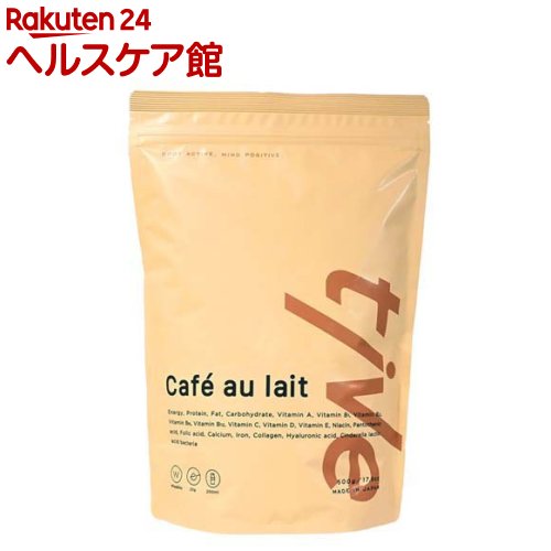 お店TOP＞健康食品＞スポーツサプリメント＞プロテイン＞tiveプロテイン カフェオレ (500g)【tiveプロテイン カフェオレの商品詳細】●Wプロテイン(ホエイ＆ソイ)を配合した、美味しさと飲みやすさにこだわったプロテインです。●コーヒーとミルクのバランスが取れた豊かな風味で、カフェタイム感覚で楽しめます。●tiveはホエイプロテインとソイプロテインをブレンドしたWプロテインを採用。●運動後のたんぱく質補給はもちろん、美容や健康を意識する方の毎日の習慣にもおすすめです。●さらに、シンデレラ乳酸菌、コラーゲン、ヒアルロン酸、11種のビタミン、鉄分、カルシウムを配合。●毎日続けるものだからこそ、美味しさと飲みやすさにもこだわりました。●水や牛乳に溶かすだけで手軽にお召し上がりいただけるため、朝食代わりや間食、運動後の栄養補給など、さまざまなシーンで活躍します。★こんな方におすすめ●カフェオレが好きな方●美容を意識している方●毎日のたんぱく質補給をしたい方●コーヒー好きの方●置き換え習慣を始めたい方●自然の館こだわりのtiveプロテインをぜひお試しください。【品名・名称】プロテインパウダー(粉末たんぱく食品)【tiveプロテイン カフェオレの原材料】乳たんぱく(ドイツ製造)、大豆たんぱく、コーヒー粉末、乳等を主要原料とする食品、魚コラーゲンペプチド、デキストリン、乳酸菌(殺菌)／香料、植物レシチン、甘味料(ステビア)、V.C、乳化剤、微粒二酸化ケイ素、カゼインNa、抽出V.E、pH調整剤、ナイアシン、ピロリン酸鉄、パントテン酸Ca、ヒアルロン酸、V.B1、V.B6、V.B2、V.A、葉酸、V.D、V.B12、(一部に乳成分・大豆・ゼラチンを含む)【栄養成分】1食分(20g)あたりエネルギー：76kcal、たんぱく質：14.8g、脂質：1.0g、炭水化物：1.8g、食塩相当量：0.2g、カルシウム：103.3mg、鉄：3.2mg、ナイアシン：10.4mg、パントテン酸：5.0mg、ビタミンA：741.6μg、ビタミンB1：1.8mg、ビタミンB2：1.1mg、ビタミンB6：1.3mg、ビタミンB12：2.3μg、ビタミンC：88.1mg、ビタミンD：4.8μg、ビタミンE：5.0mg、葉酸：211.2μg※推定値【アレルギー物質】記載なし【保存方法】・直射日光、高温・多湿を避けて保存してください。・開封後は吸湿しやすい為、またホコリや髪の毛が入らないよう、チャックをしっかりと閉じて保管し、賞味期限に関わらずお早めに召し上がりください。【ブランド】美味しさは元気の源(自然の館)【発売元、製造元、輸入元又は販売元】味源リニューアルに伴い、パッケージ・内容等予告なく変更する場合がございます。予めご了承ください。味源769-0312 香川県仲多度郡まんのう町宮田1019-160877-73-0141広告文責：楽天グループ株式会社電話：050-5577-5042[スポーツサプリメント/ブランド：美味しさは元気の源(自然の館)/]