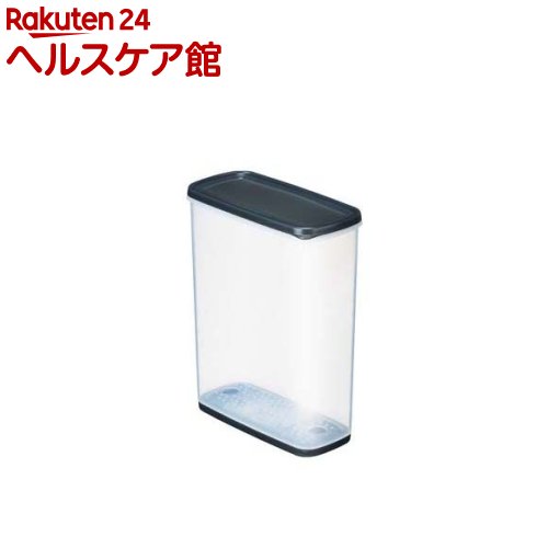 Plastic Storage Containers - 乾物ストッカー 4.0 クリアブラック(1個)