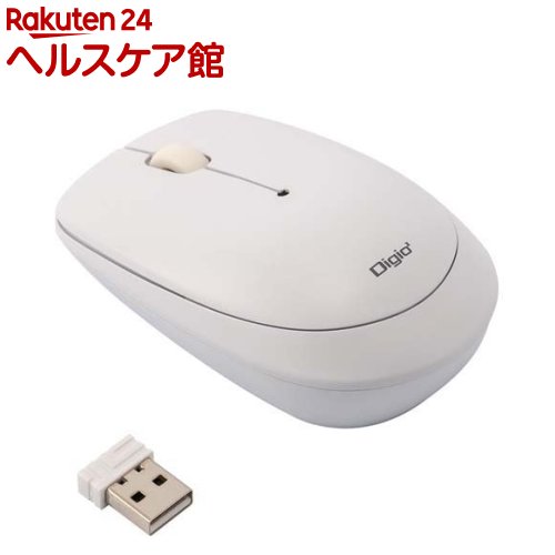 Digio2 無線 シンプルマウス 3ボタン／BlueLED MUS-RKT209W(1個)【Digio2】