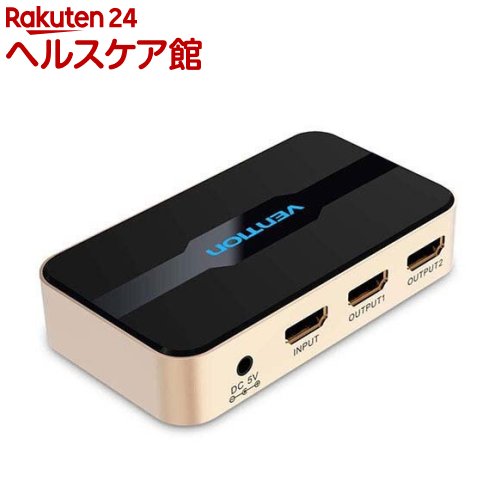 VENTION 1 In 2 Out HDMI ���ץ�å��� Gold AC-2472(1��)��VENTION��