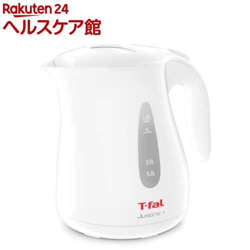 ティファール ジャスティン T-fal ジャスティン プラス490 ホワイト 1.2L KO4901JP(1個)【ティファール(T-fal)】