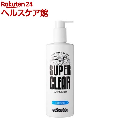 スーパークリア フェイス&ボディウォッシュ / 480ML / 爽やかなナチュラルハーブの香り