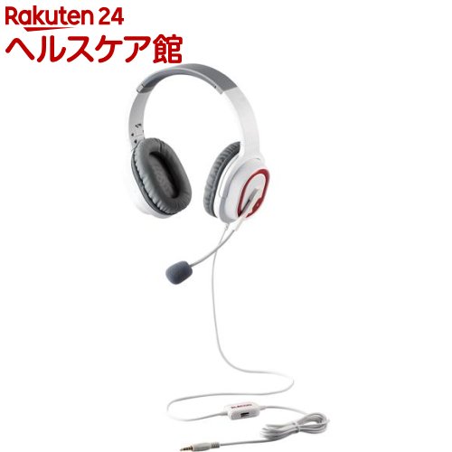 エレコム ヘッドセット オーバーヘッド ゲーミング 両耳 φ3.5mm HS-G30WH(1セット)【エレコム(ELECOM)】
