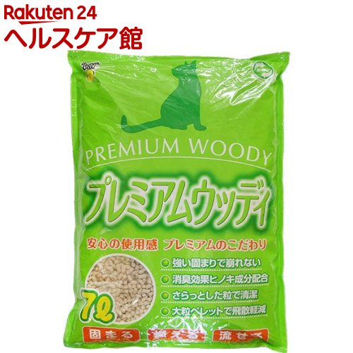 猫砂 プレミアムウッディ(7L)【スーパーキャット】
