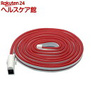 日本トラストテクノロジー USBネオンチューブライト 2m レッド NEONLT2M-RD(1個)