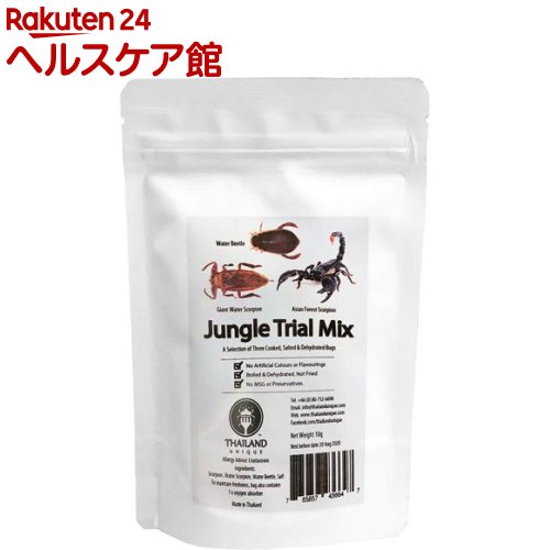 昆虫食 ジャングルトライアルミックス2 Jungle Trial Mix2 TIU0031(10g)【JRユニークフーズ (JR UNIQUE FOODS)】