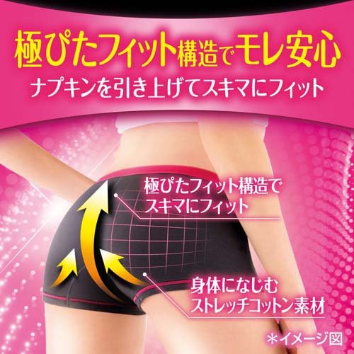 ソフィ極ぴたFITアクティブタイプM ピュアグレー 生理用品 サニタリーショーツ(1枚入)【ソフィ　ショーツ】 kenkocom-10886162 楽天24 ヘルスケア館 サンプル画像3