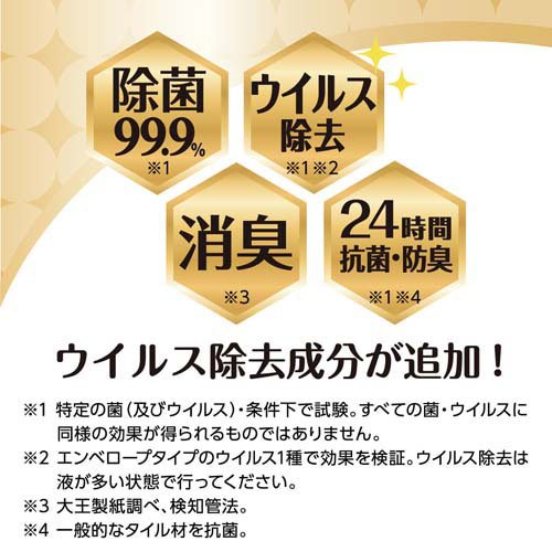 エリエール キレキラ！ 1枚で徹底トイレお掃除シート つめかえ用(20枚×6袋セット)...