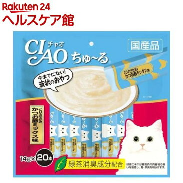 チャオ ちゅ〜る とりささみ かつお節ミックス味(14g*20本入)【ちゅ〜る】