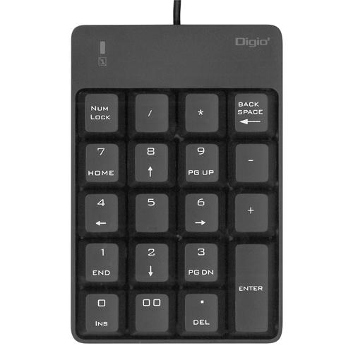 楽天24 ヘルスケア館のDigio2 GIGAスクール USBテンキーボード TNK-SU232BK(1個)【Digio2】｜アングル3