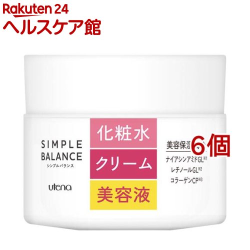 樂天商城 - シンプルバランス ハリ・つやジェル コラーゲン(100g*6個セット)【シンプルバランス】[オールインワン 保湿 時短]