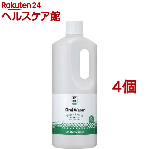 A.P.D.C. クリア キレイウォーター グリーンフォレスト詰替え(1L*4個セット)