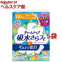 チャームナップ 吸水さらフィ 多くても安心用 羽なし 100cc 29cm(20枚入*5袋セット)【チャームナップ軽度】