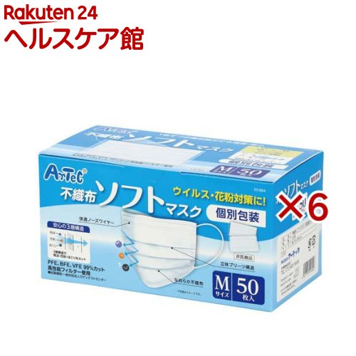 99％カット不織布ソフトマスクM