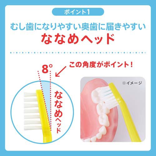 ソダテコ こどもハブラシ 6-12才用(3セット)【SODATECO(ソダテコ)】