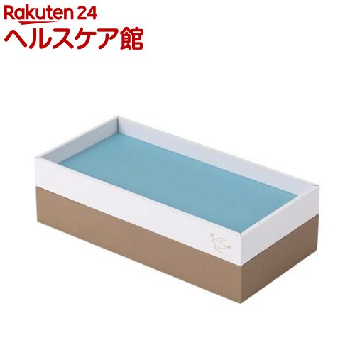 Rakuten - 紙製卓上小物入れ ココバコ トレー ブルー KBK-301-BL(1個)
