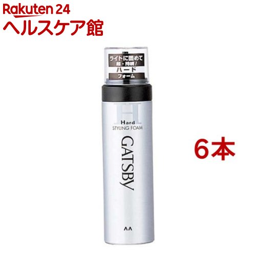 ギャツビー スタイリングフォーム ハード(185g*6本セット)【GATSBY(ギャツビー)】