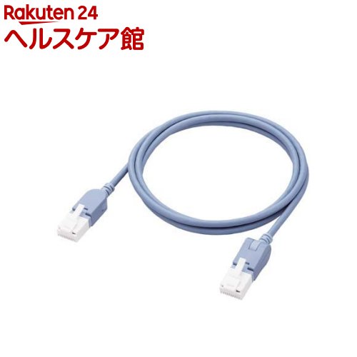 �G���R�� LAN�P�[�u�� Cat6A���� 1m �X���� �^�e�X�C���O*���R�X�C���O ���� �u���[(1��) �G���R��(ELECOM) 