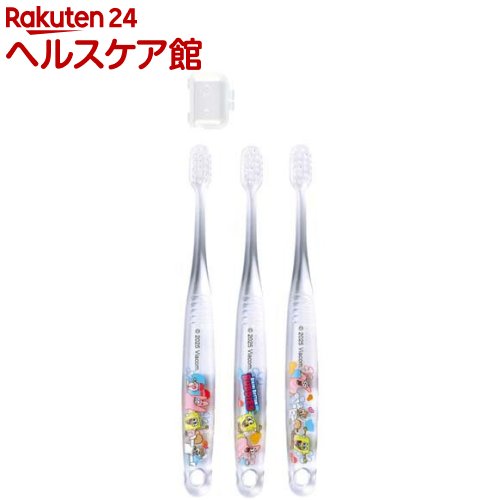 歯ブラシ キャップ付 子供 3〜5才 スポンジ・ボブ TBCR5T(3本入)
